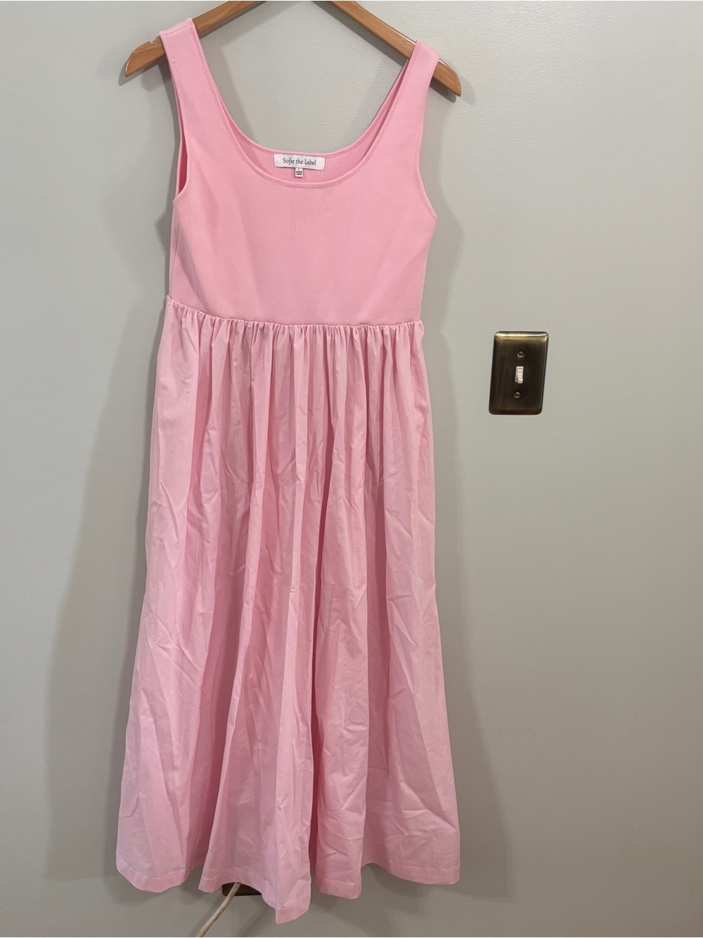 Sofie the Label Pisces maxi dress pink large